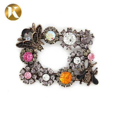 China New Fashion Decorative Shoe Clips Zinc Alloy / Iron  / Copper Mate supplier