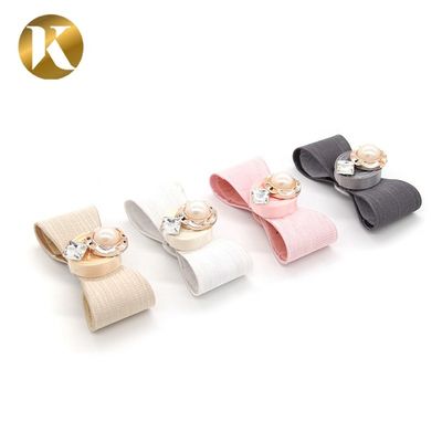 China Fashion Style Ladies Shoes Clip Accessories Butterfly Knot Shape supplier