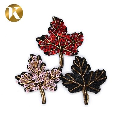China Stylish High Heel Buckle Replacement Leaf Shape Special Cloth Material supplier