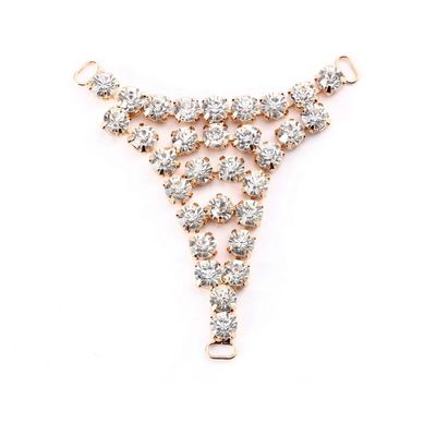 China Grass Drill Metal Shoe Buckle Clips Popular Fashion Style For Women supplier