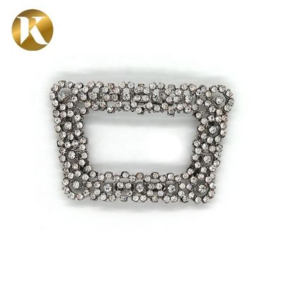 China Environmentally Friendly Rhinestone Shoe Clips For Bags / Clothes supplier