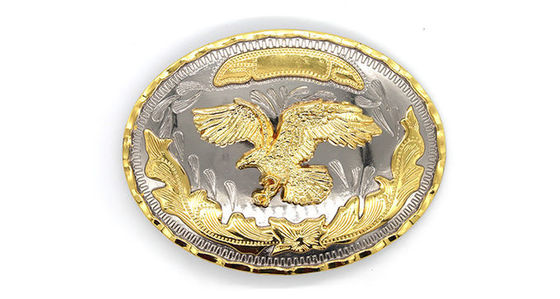 China Durable Zinc Alloy Pin Belt Buckles With Handwork And Machinery Technics supplier
