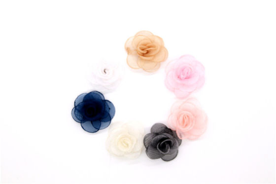 Multi Colors Shoe Lace Flowers Fashionable Style SGS Certification supplier