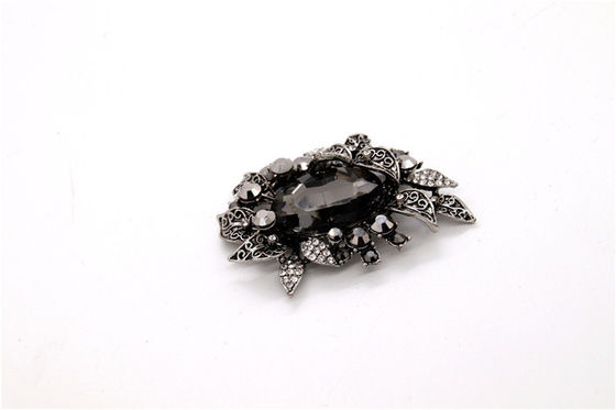 Pretty Vintage Shoe Clips Colorful High - Grade Rhinestone SGS Approval supplier