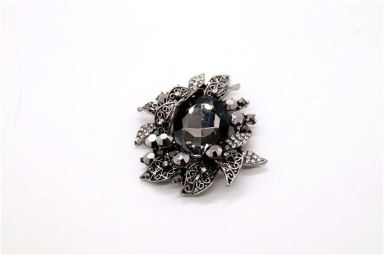 Pretty Vintage Shoe Clips Colorful High - Grade Rhinestone SGS Approval supplier
