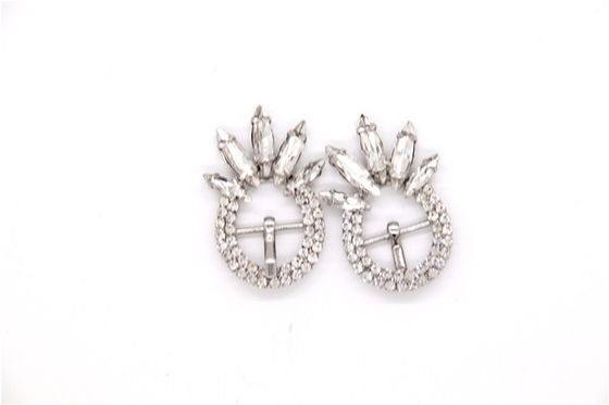 High - Grade Rhinestone Accessorize Shoe Clips With Multiple Colors supplier