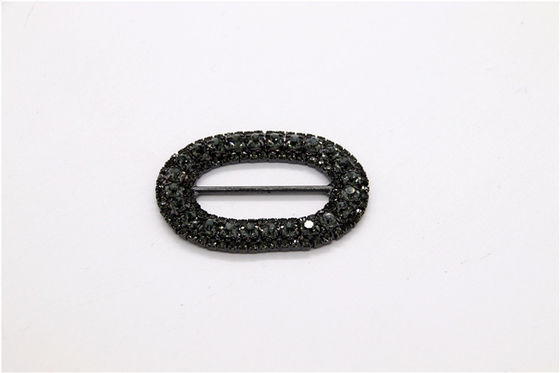 Women'S Rhinestone Shoe Clips Zinc Alloy / Iron / Copper Material supplier