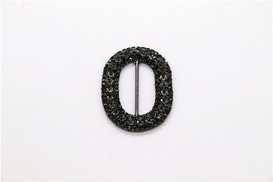 Women'S Rhinestone Shoe Clips Zinc Alloy / Iron / Copper Material supplier
