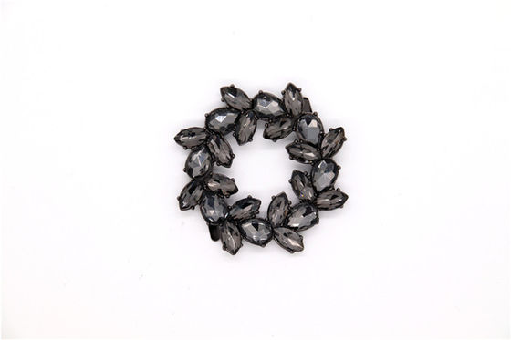 Colorful High Grade Rhinestone Women'S  Shoe Accessories Clips SGS Certificate supplier