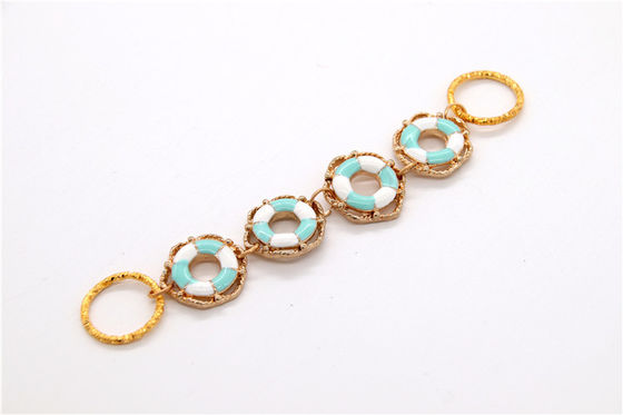 Hand Welded buckle Chain of Hardware,Ladies sandals chain copper /iron gun/nickel/gold supplier