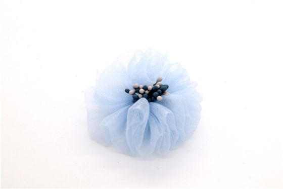 Handmade Girl Shoe Lace Flowers For Shoes / Hair / Headband SGS Certificated supplier