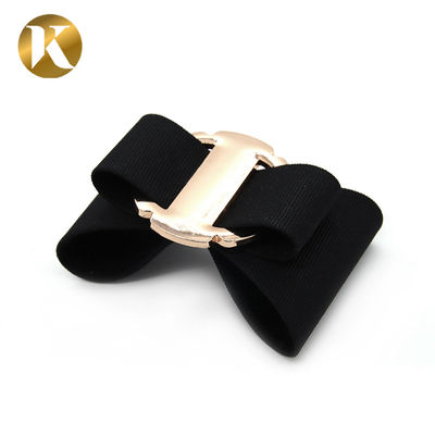 Customized Decorative Shoe Clips Handicrafts / Bonded Leather Style supplier