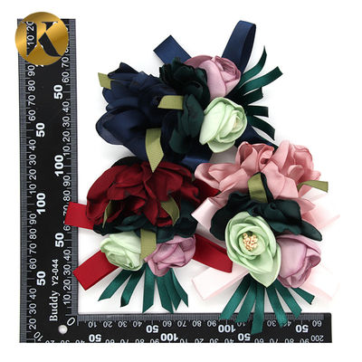 Cluster Colour Decorative Shoe Clips 85*110mm With Hanging Plating supplier