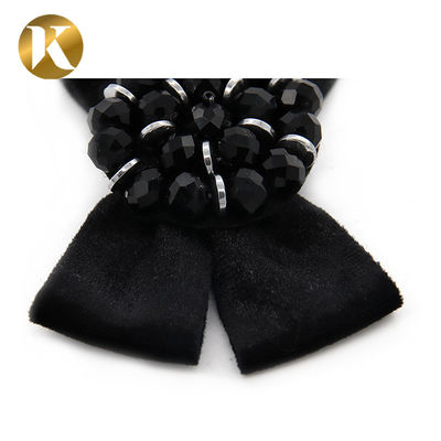 Hanging Plating Fashion Decorative Shoe Clips Horsehair - Like Bow Shape supplier