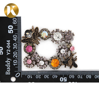 New Fashion Decorative Shoe Clips Zinc Alloy / Iron  / Copper Mate supplier