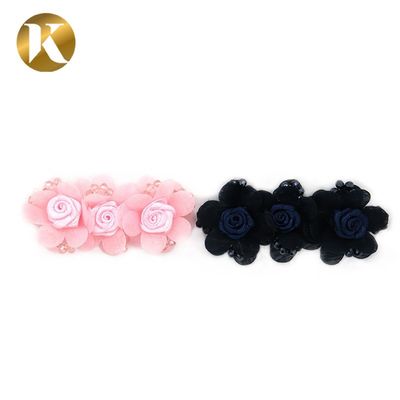 Multi - Color Decorative Diy Shoe Clips Bonded Leather Style For Child supplier