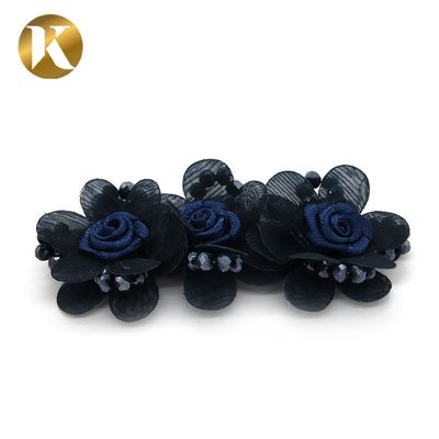 Multi - Color Decorative Diy Shoe Clips Bonded Leather Style For Child supplier