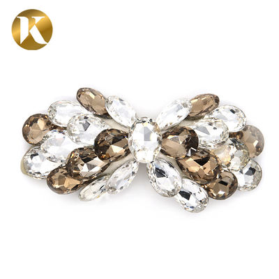 Custom Women'S Decorative Shoe Clips High Rhinestone Bow Hair Ornaments supplier