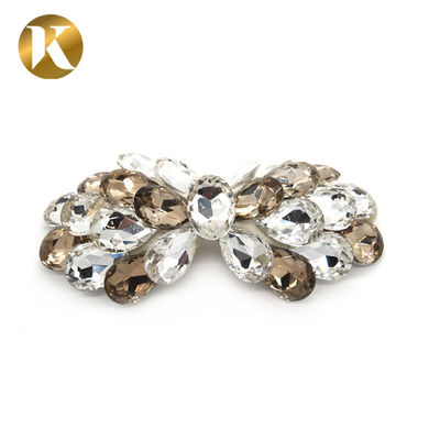 Custom Women'S Decorative Shoe Clips High Rhinestone Bow Hair Ornaments supplier