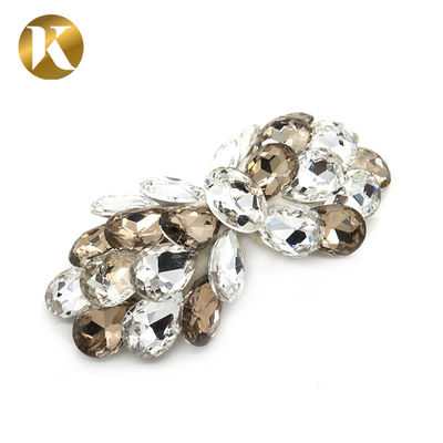 Custom Women'S Decorative Shoe Clips High Rhinestone Bow Hair Ornaments supplier