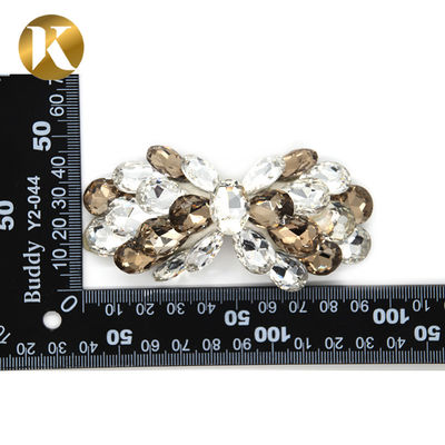 Custom Women'S Decorative Shoe Clips High Rhinestone Bow Hair Ornaments supplier