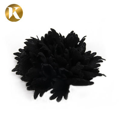Ladies Custom Fashion Shoe Decoration 80*80mm Special Cloth Material supplier