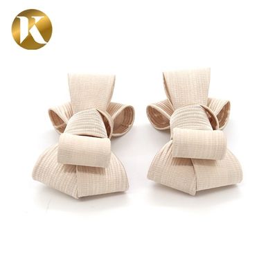 Butterfly Fashion Shoe Decoration 80mm*45mm Special Cloth Material supplier