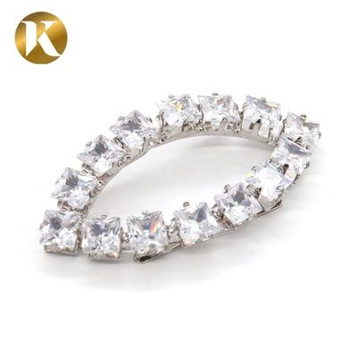 Hanging Plating Metal Shoe Buckles , Jewelry Decorative Shoe Buckles supplier