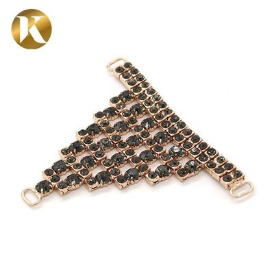 Popular Metal Shoe Buckle Chain 95mm*75mm With Hanging Plat supplier