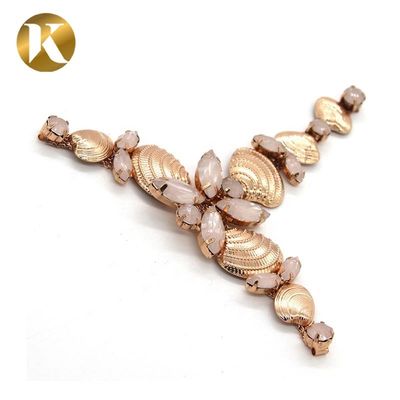 Custom T Shape Metal Shoe Buckles Durable Beautiful Design For Women supplier