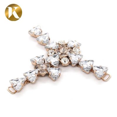 T Style Buckle Women'S Shoe Accessories Beautiful Design 110mm*90mm Size supplier