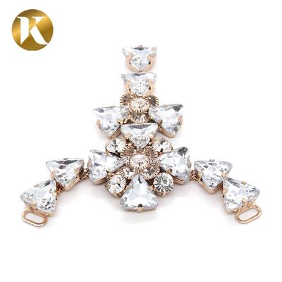 T Style Buckle Women'S Shoe Accessories Beautiful Design 110mm*90mm Size supplier