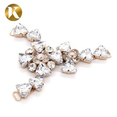 T Style Buckle Women'S Shoe Accessories Beautiful Design 110mm*90mm Size supplier