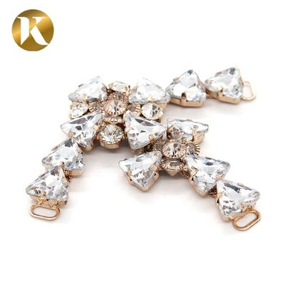 T Style Buckle Women'S Shoe Accessories Beautiful Design 110mm*90mm Size supplier
