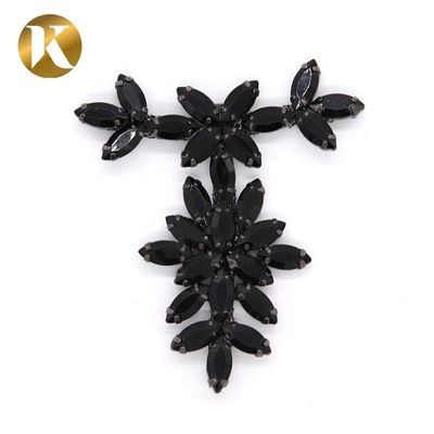 Jewelry Decoration	T Shape Metal Shoe Buckles Black / Gold Multi Color supplier