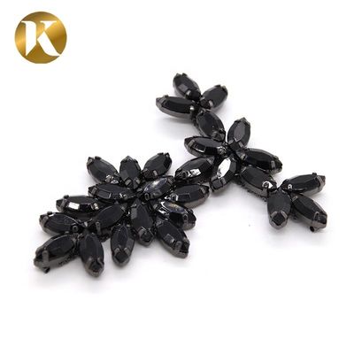 Jewelry Decoration	T Shape Metal Shoe Buckles Black / Gold Multi Color supplier