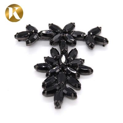 Jewelry Decoration	T Shape Metal Shoe Buckles Black / Gold Multi Color supplier
