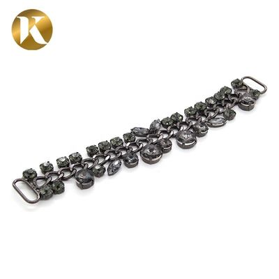 New Design Shoe Crystals Decorations Jewelry Chain Buckle For Women supplier