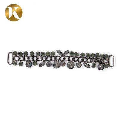New Design Shoe Crystals Decorations Jewelry Chain Buckle For Women supplier