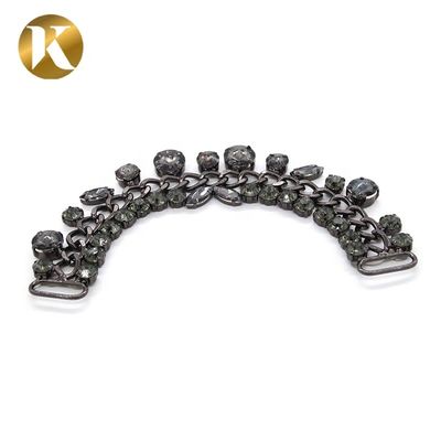 New Design Shoe Crystals Decorations Jewelry Chain Buckle For Women supplier