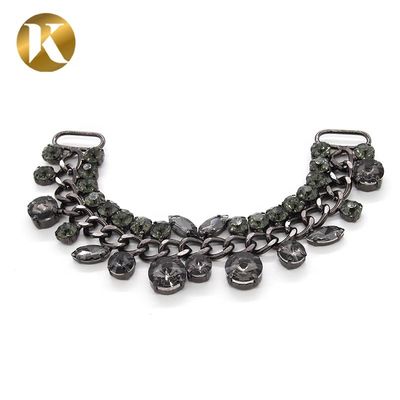 New Design Shoe Crystals Decorations Jewelry Chain Buckle For Women supplier