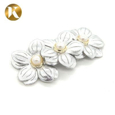 Wenzhou Kml Wholesale custom handmade flower fashion special cloth shoe buckle accessories supplier