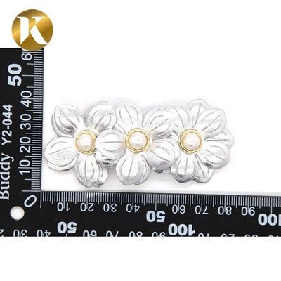 Wenzhou Kml Wholesale custom handmade flower fashion special cloth shoe buckle accessories supplier