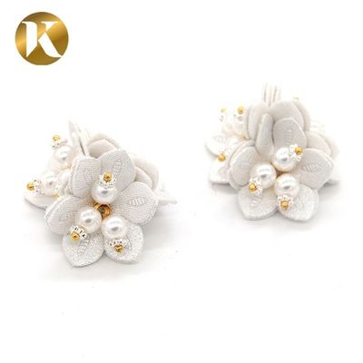 Fashion Style DIY Satin Ribbon Flowers Special Cloth Material For Shoe Decoration supplier