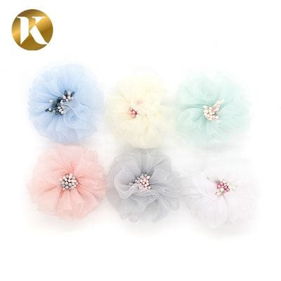 Fashion Style Shoe Lace Flowers With Special Cloth Material For Women supplier