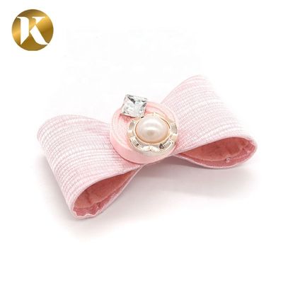 Pearl Simple Style Shoes Decoration Accessories Nickle / Black / Gold Color supplier