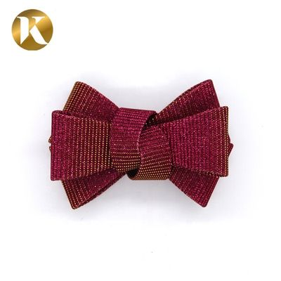 Custom Red Women Shoes Decoration Accessories Special Cloth Material supplier