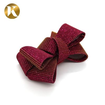 Custom Red Women Shoes Decoration Accessories Special Cloth Material supplier
