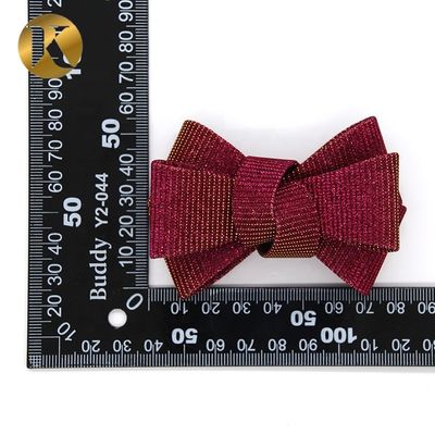 Custom Red Women Shoes Decoration Accessories Special Cloth Material supplier