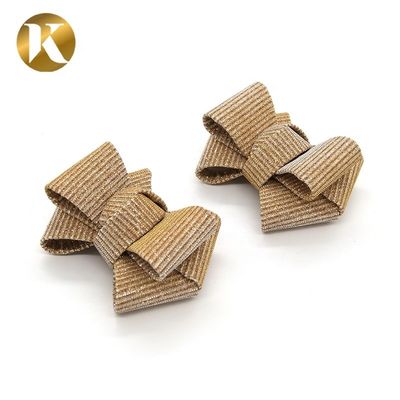 Europe / America Style Decorative Shoe Clips Special Cloth Material supplier